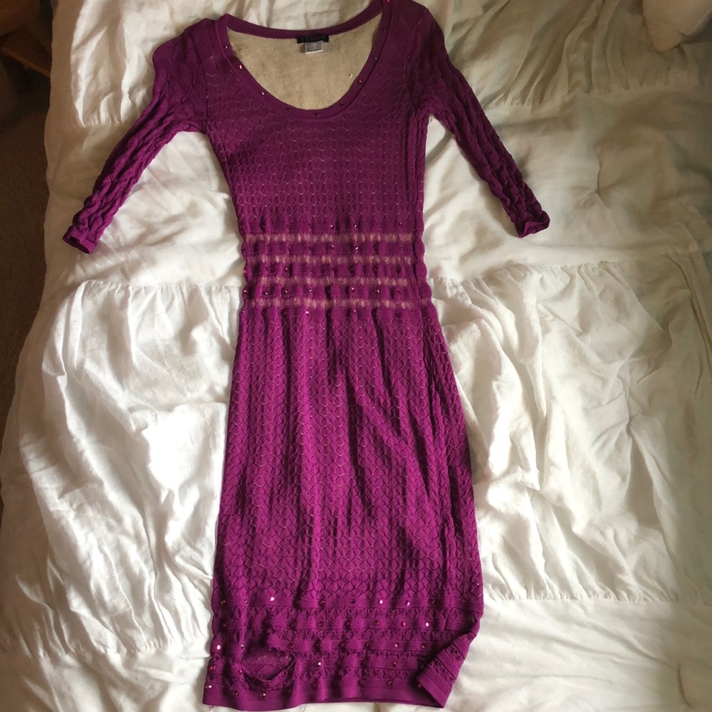 Venus purple dress